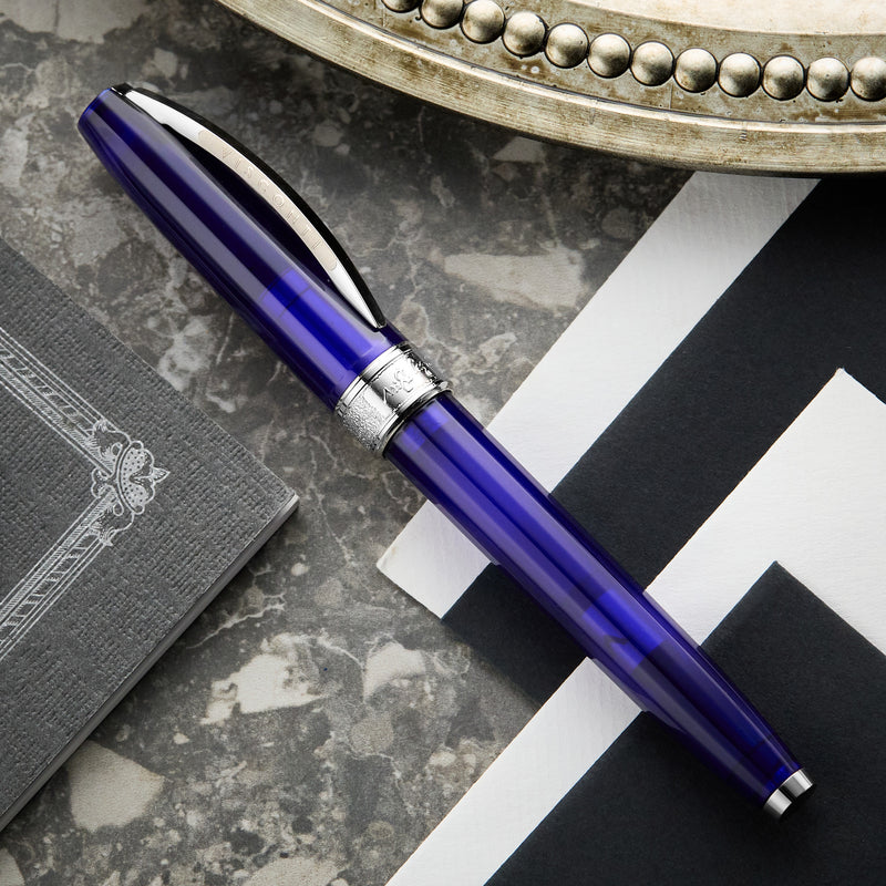 Visconti Michelangelo Fountain Pen - Blue