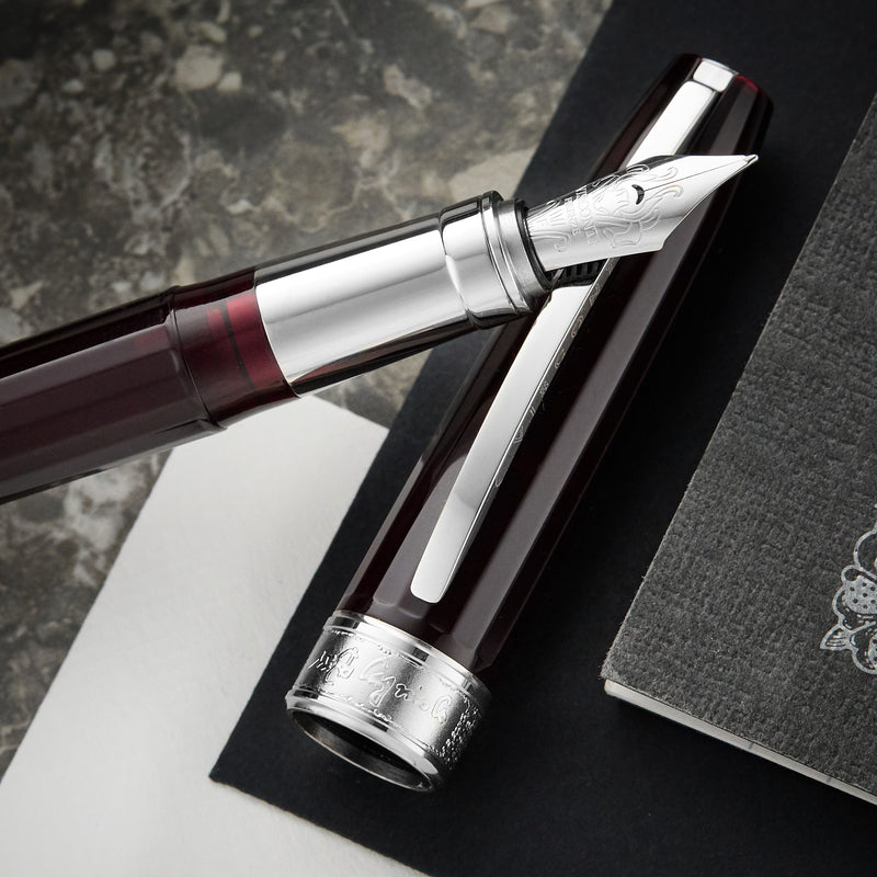Visconti Michelangelo Fountain Pen - Red