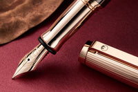 Waldmann Tuscany Fountain Pen - Chocolate with Rose Gold