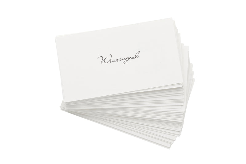 Wearingeul Ink Color Chart Cards - Horizontal