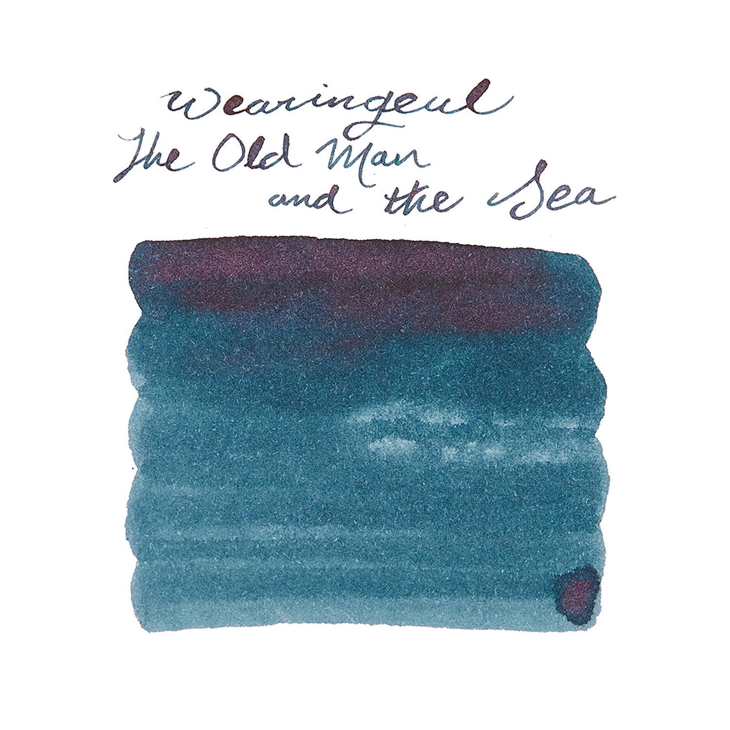 Wearingeul The Old Man and the Sea Fountain Pen Ink Sample The