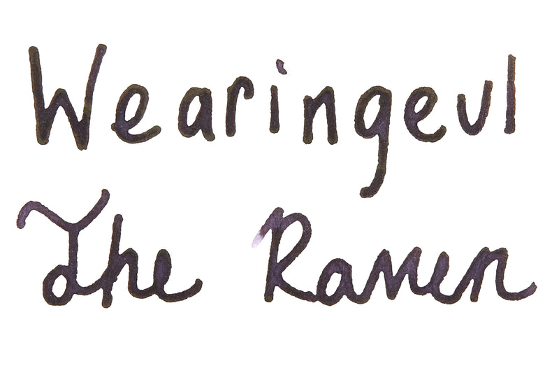 Wearingeul The Raven - Ink Sample