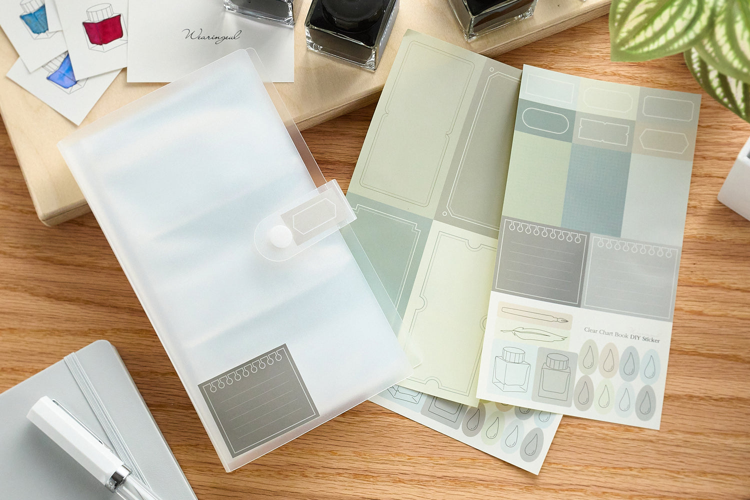 Wearingeul Transparent Color Chart Card Binder - The Goulet Pen Company Wearingeul Transparent Color Chart Card Binder - The Goulet Pen Company