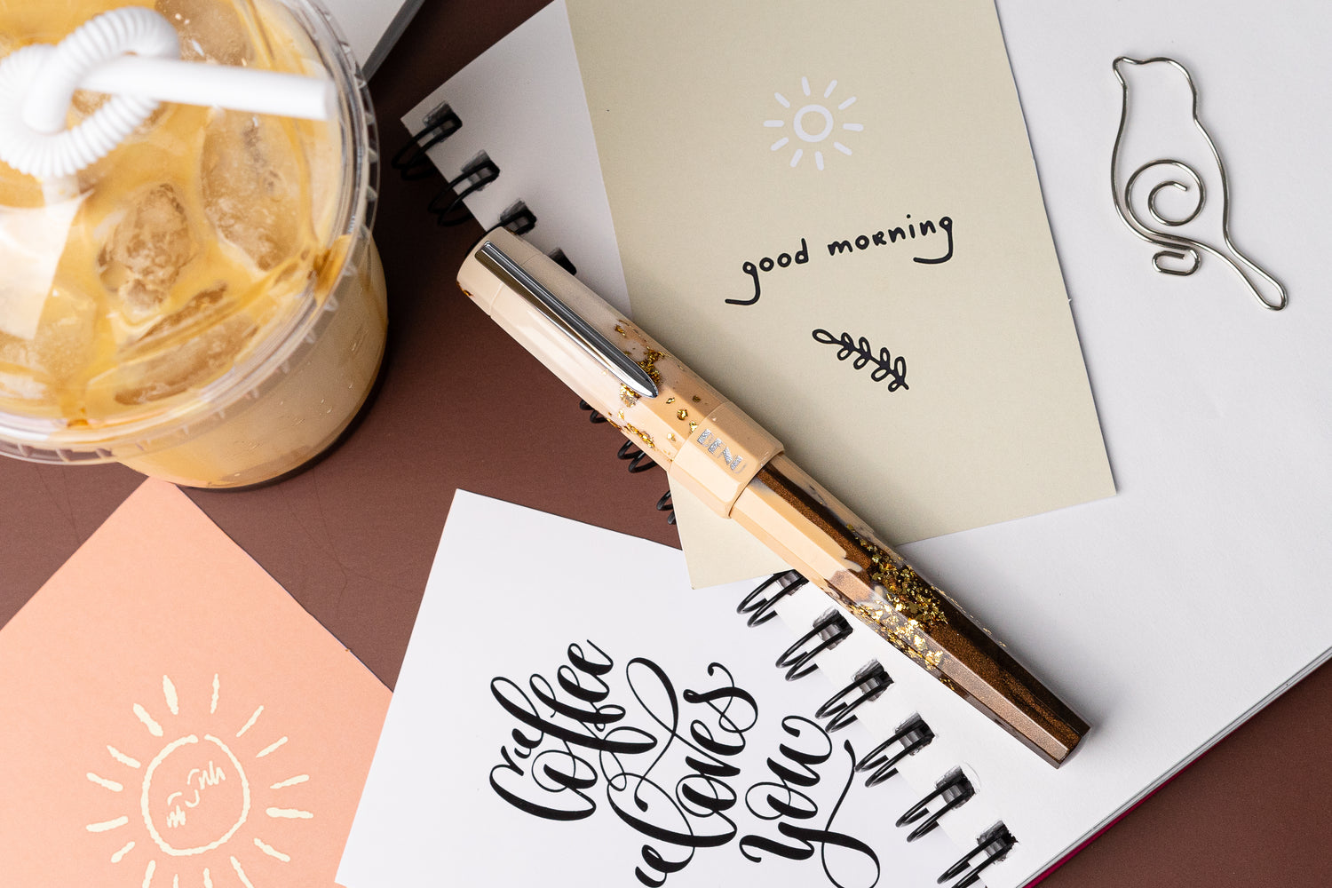 BENU Euphoria Fountain Pen - Iced Caramel Latte (Special Edition) - The  Goulet Pen Company