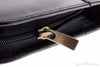 Aston Leather 10 Slot Pen Case - Black