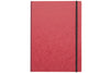 Clairefontaine Basic Clothbound A4 Notebook - Red, Lined