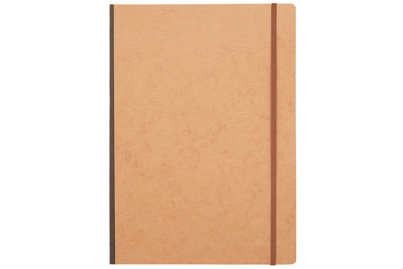 Clairefontaine Basic Clothbound A4 Notebook - Tan, Lined