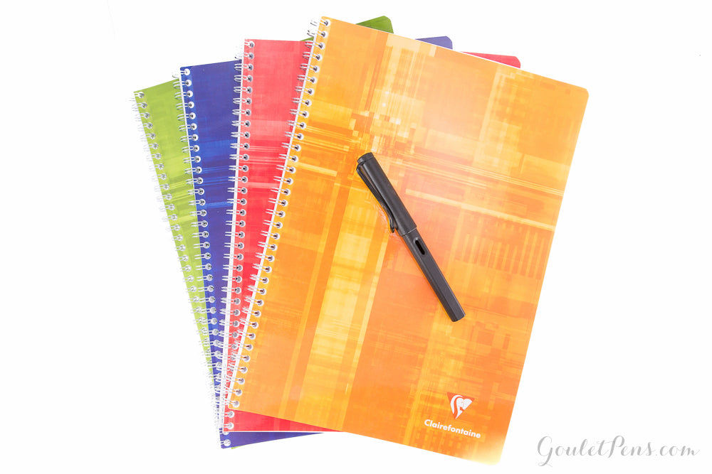 CLAIREFONTAINE Cahier spirale couverture polypro 100 pages A4