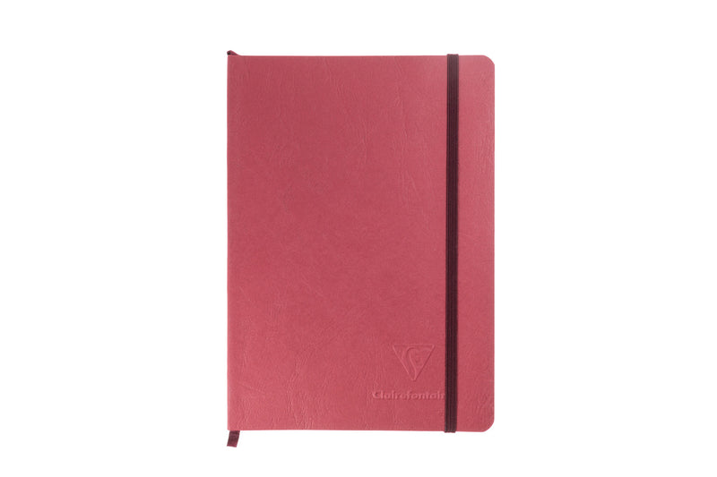 Clairefontaine Basic My Essential A5 Notebook - Red, Dot Grid