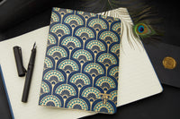 Clairefontaine Neo Deco A5 Notebook - Peacock, Lined