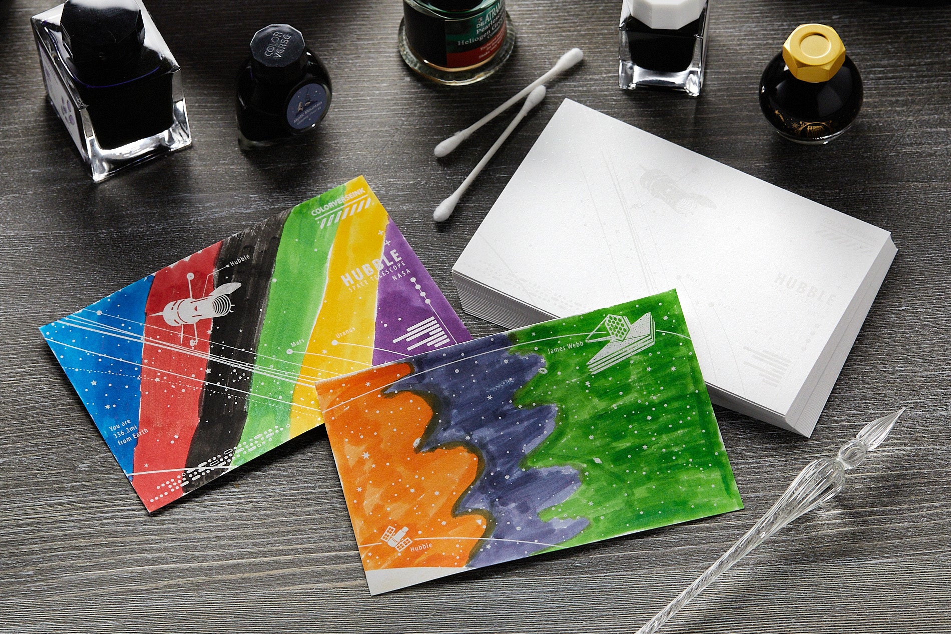 Expert Watercolor Cards & Envelopes, 100% Cotton, 5 x 7” - Set of 25