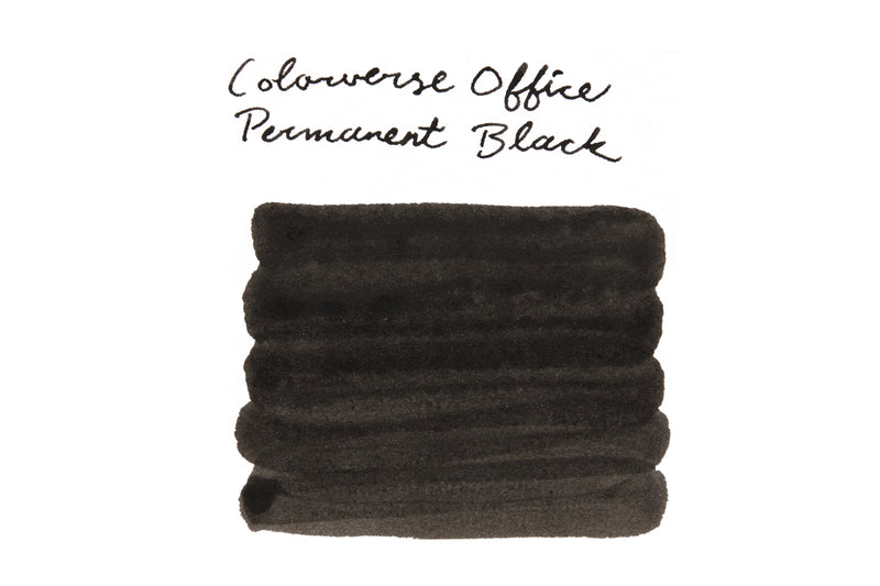 Colorverse Permanent Black - Ink Sample