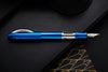 Conklin 125th Anniversary Nozac Classic Fountain Pen - Blue/Chrome (Limited Edition)