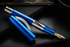 Conklin 125th Anniversary Nozac Classic Fountain Pen - Blue/Chrome (Limited Edition)