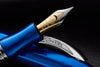 Conklin 125th Anniversary Nozac Classic Fountain Pen - Blue/Chrome (Limited Edition)