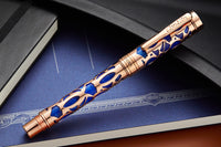 Conklin Endura Deco Crest Fountain Pen - Blue