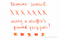 Diamine Sunset - Ink Sample