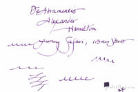 De Atramentis Alexander Hamilton - Ink Sample