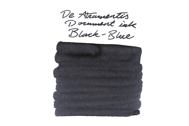 De Atramentis Document Ink Black Blue - Ink Sample