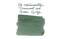 De Atramentis Document Ink Green Grey - Ink Sample