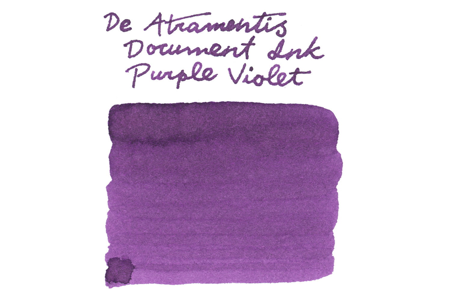Violet Ink Color De Atramentis Document Ink Purple Violet - Ink Sample - The Goulet Pen ...