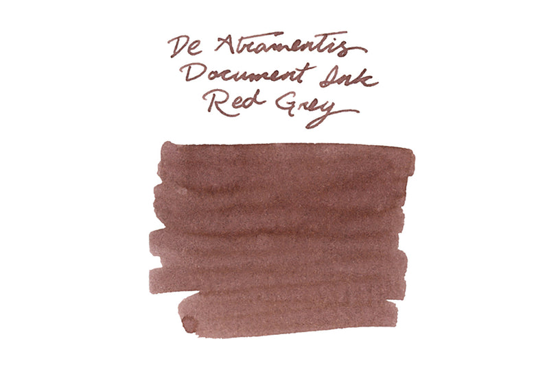 De Atramentis Document Ink Red Grey - Ink Sample