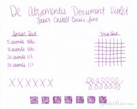 De Atramentis Document Ink Violet - 45ml Bottled Ink