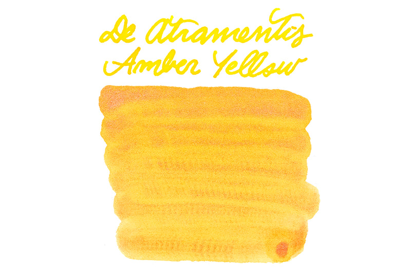 De Atramentis Pearlescent Amber Yellow-Copper - Ink Sample