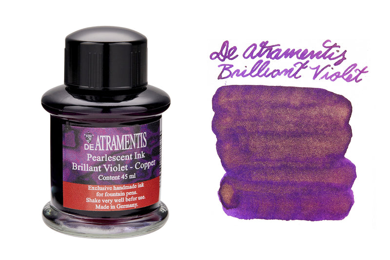 De Atramentis Pearlescent Brilliant Violet-Copper - 45ml Bottled Ink