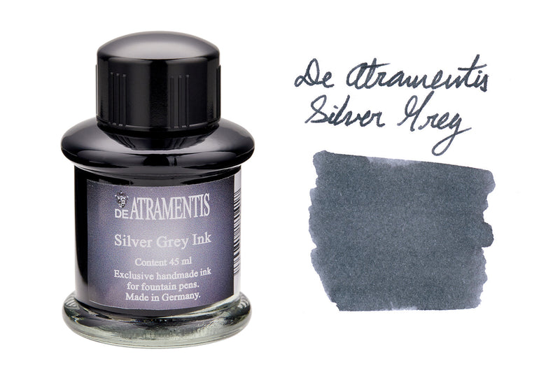 De Atramentis Silver Grey - 45ml Bottled Ink