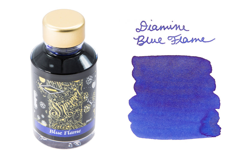 Diamine Blue Flame - 50ml Bottled Ink