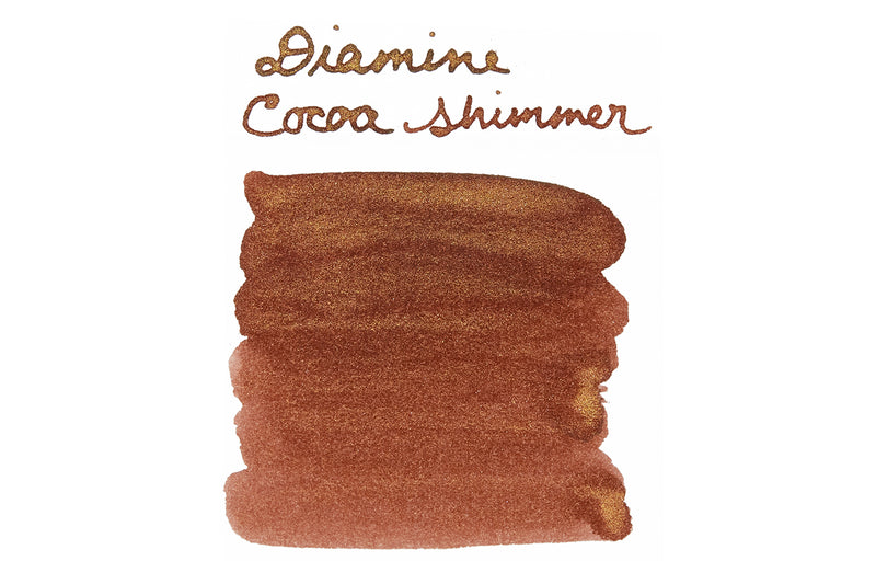 Diamine Cocoa Shimmer - Ink Sample