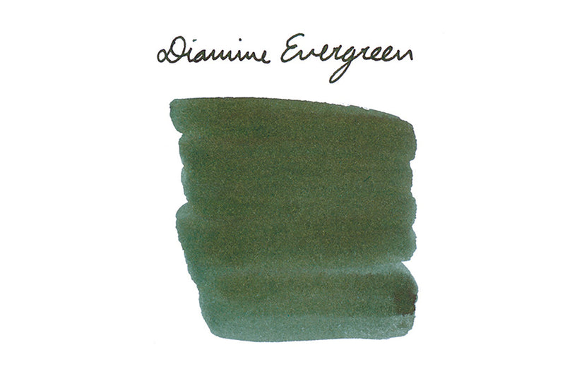 Diamine Evergreen - Ink Sample