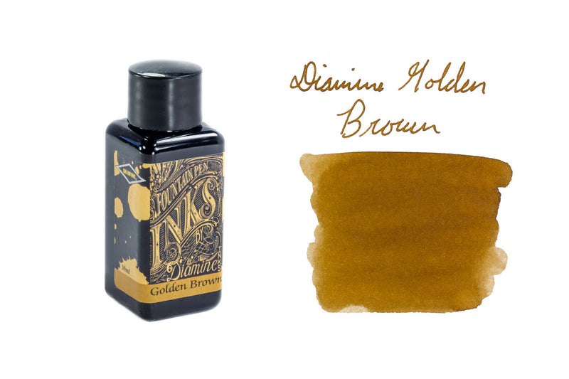 Diamine Golden Brown - 30ml Bottled Ink