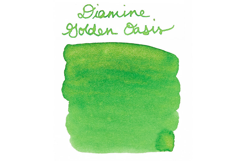 Diamine Golden Oasis - Ink Sample