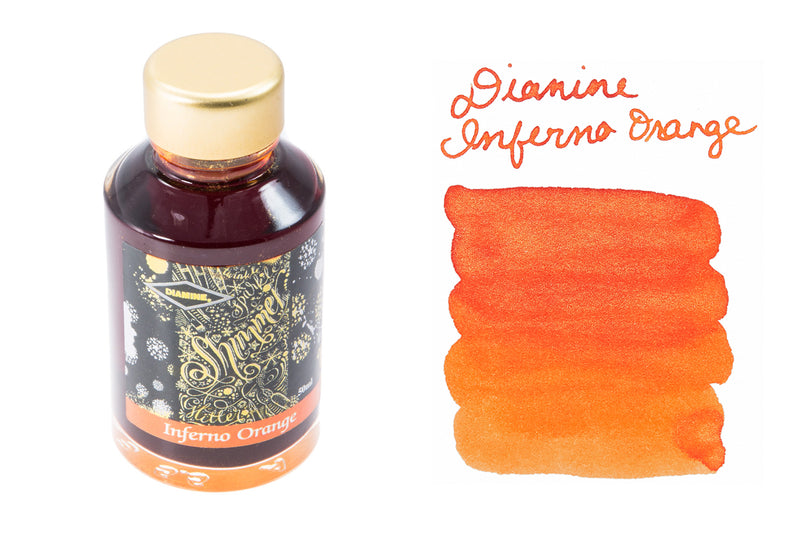 Diamine Inferno Orange - 50ml Bottled Ink