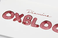 Diamine Oxblood - Ink Sample