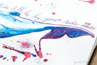 Diamine Majestic Blue - Ink Sample