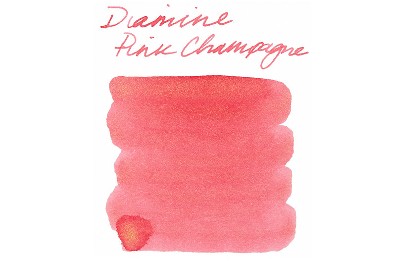 Diamine Pink Champagne - Ink Sample