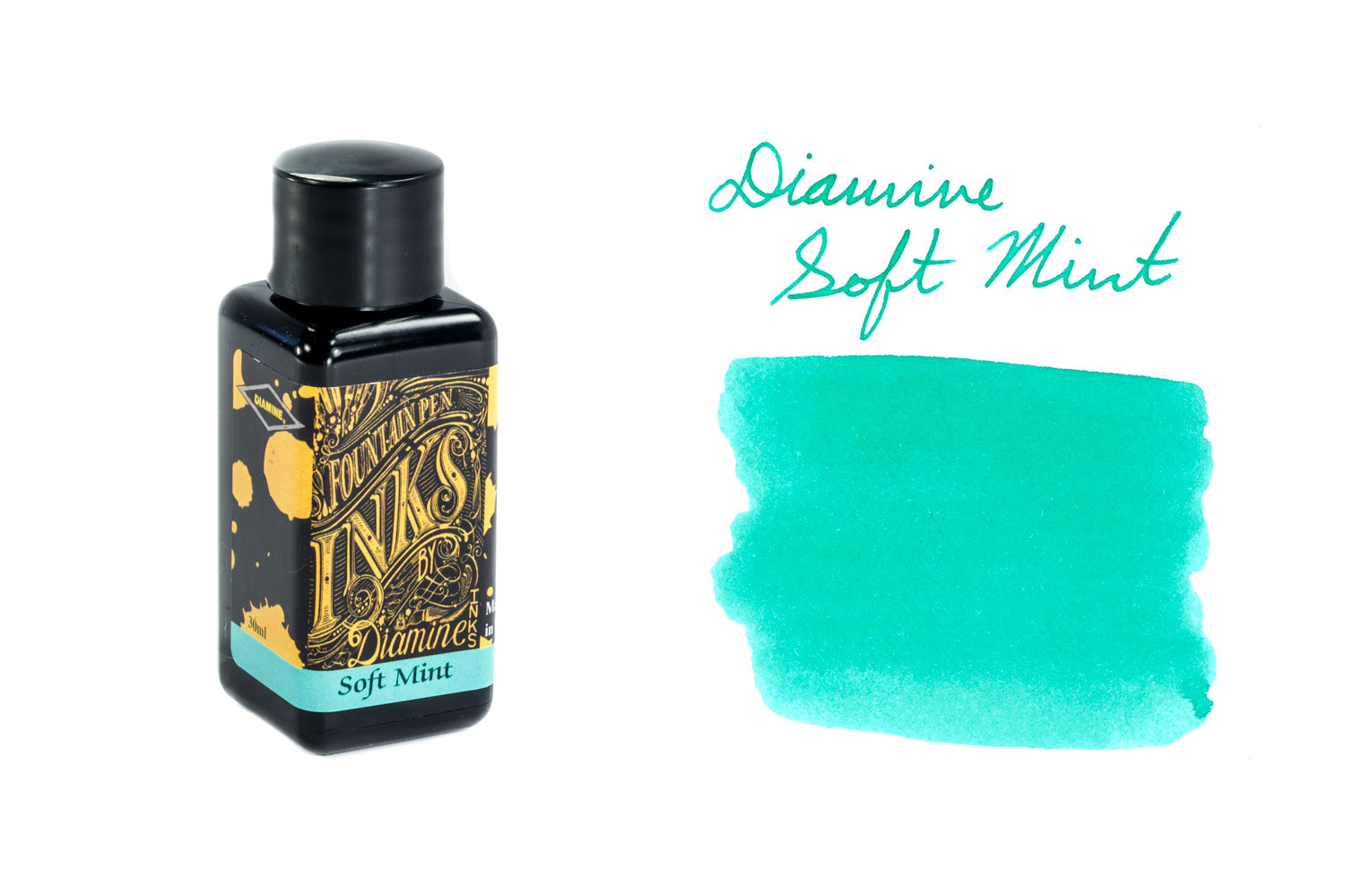 Diamine Soft Mint - 30ml Bottled Fountain Pen Ink - The Goulet Pen Company