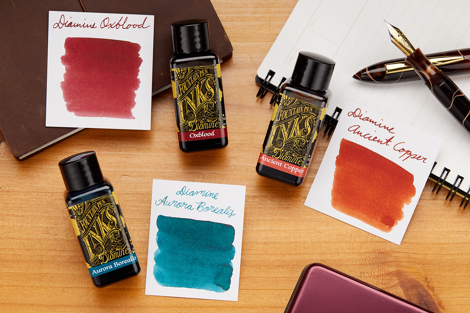 Diamine Ancient Copper - 30ml Bottled Fountain Pen Ink - The Goulet Pen ...