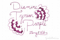 Diamine Tyrian Purple - Ink Sample
