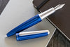 Diplomat Aero Fountain Pen - Blue (Custom Nib Grind)