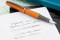 Diplomat Aero Fountain Pen - Orange (Custom Nib Grind)