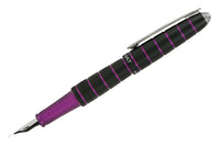 Diplomat Elox Fountain Pen - Ring Black/Purple