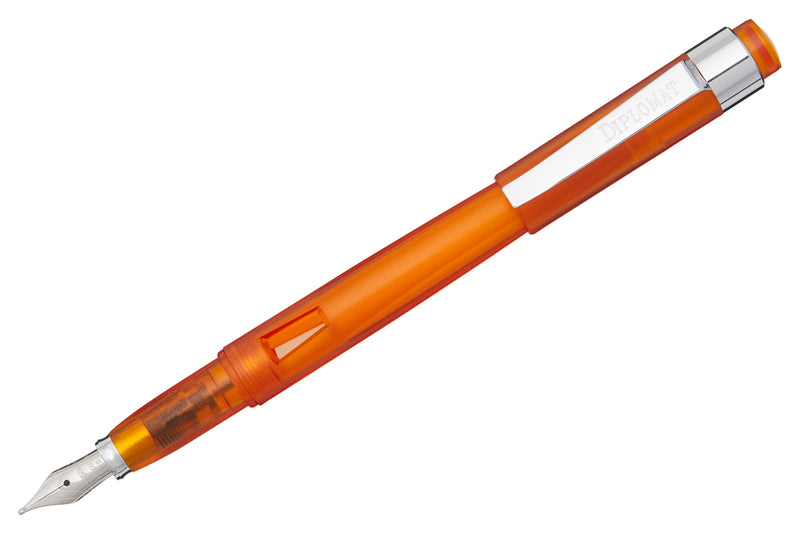 Diplomat Magnum Fountain Pen - Demo Orange