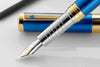 Diplomat Nexus Fountain Pen - Blue/Gold