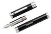 Diplomat Nexus Fountain Pen - Black/Silver