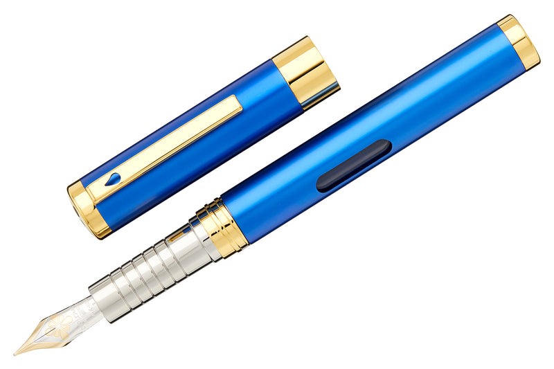 Diplomat Nexus Fountain Pen - Blue/Gold