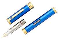 Diplomat Nexus Fountain Pen - Blue/Gold